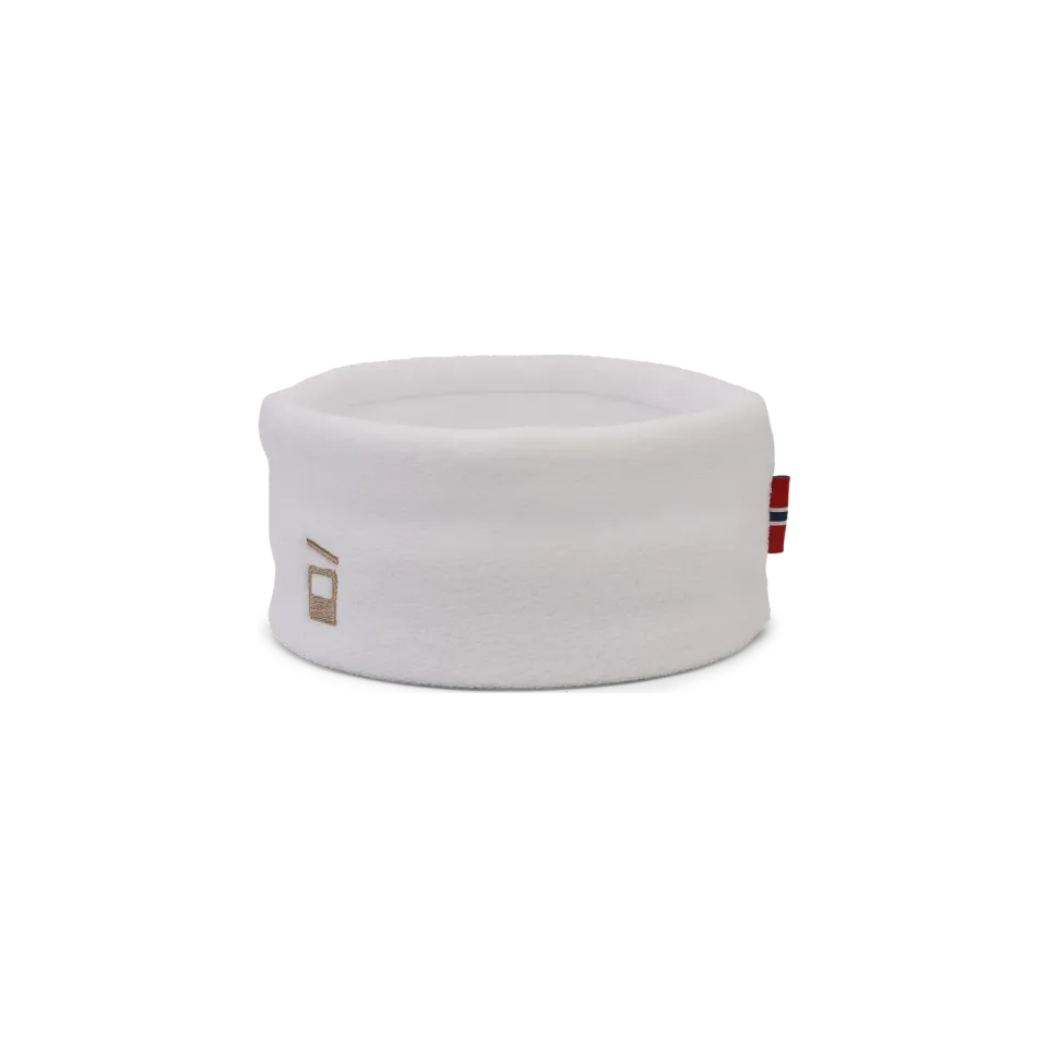 House of Hygge Cloud Fleece pannebånd White
