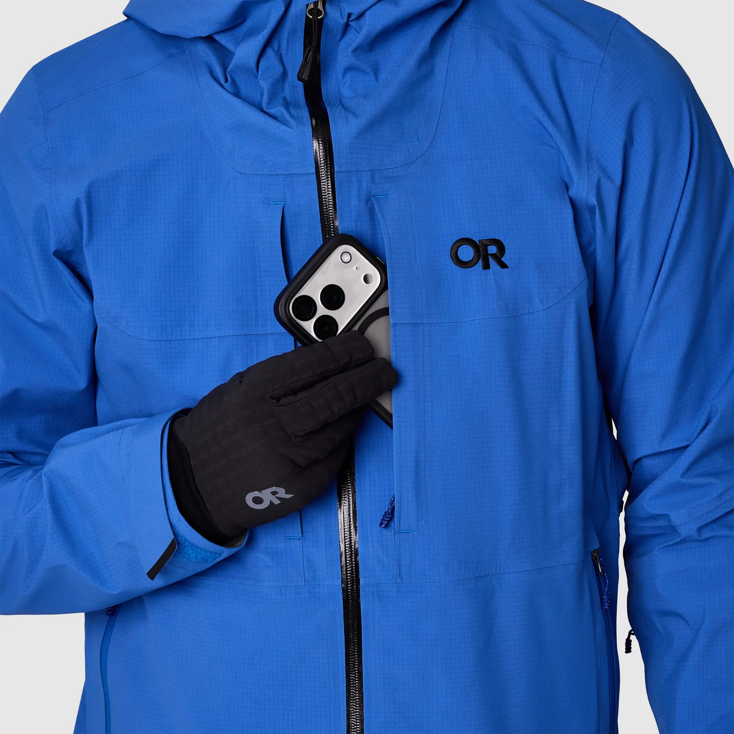 Outdoor Research Carbide Men's Carbide Jacket skijakke Azurite – 3-lags