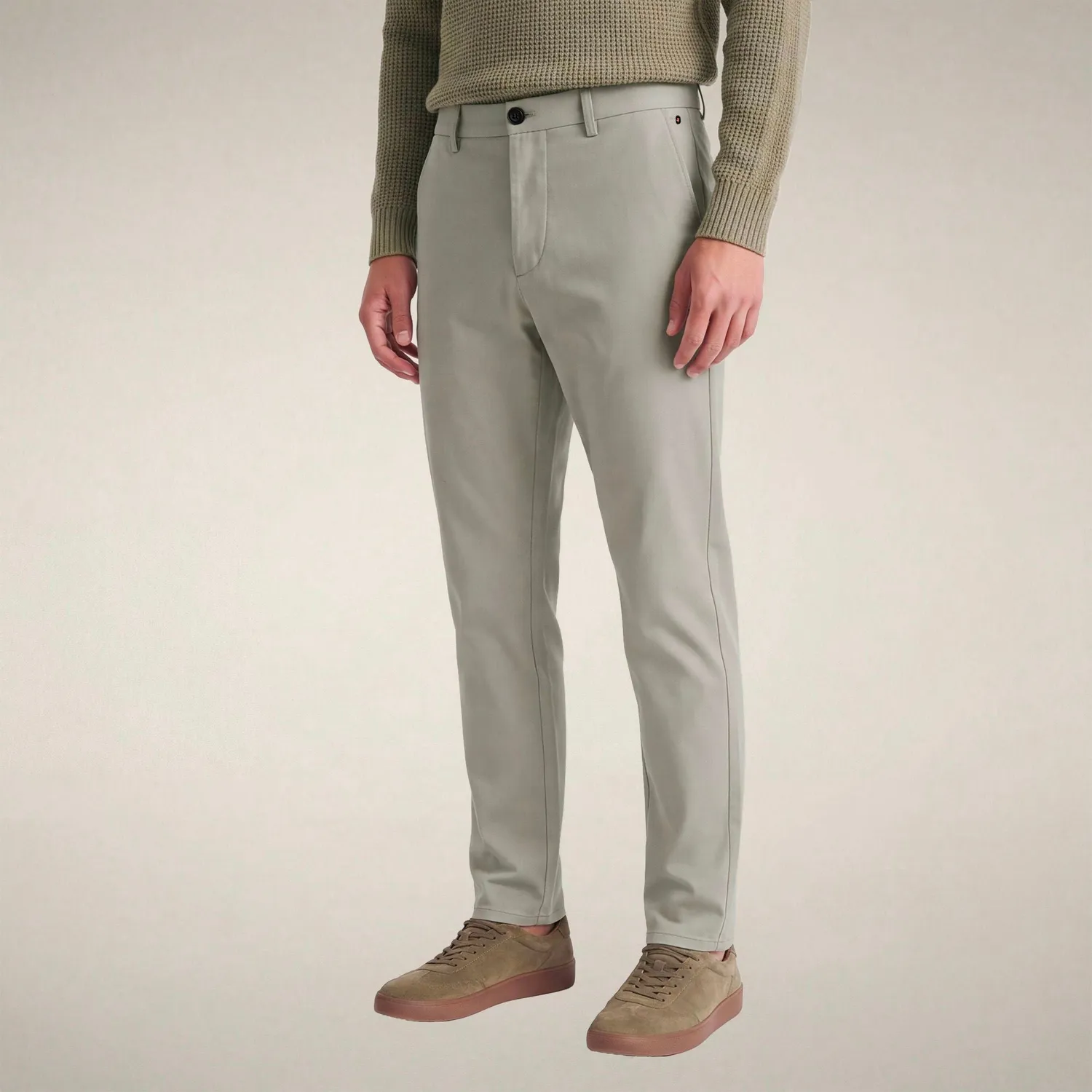 Save The Duck Steve L.32 chinos herre Rainy Beige slim fit