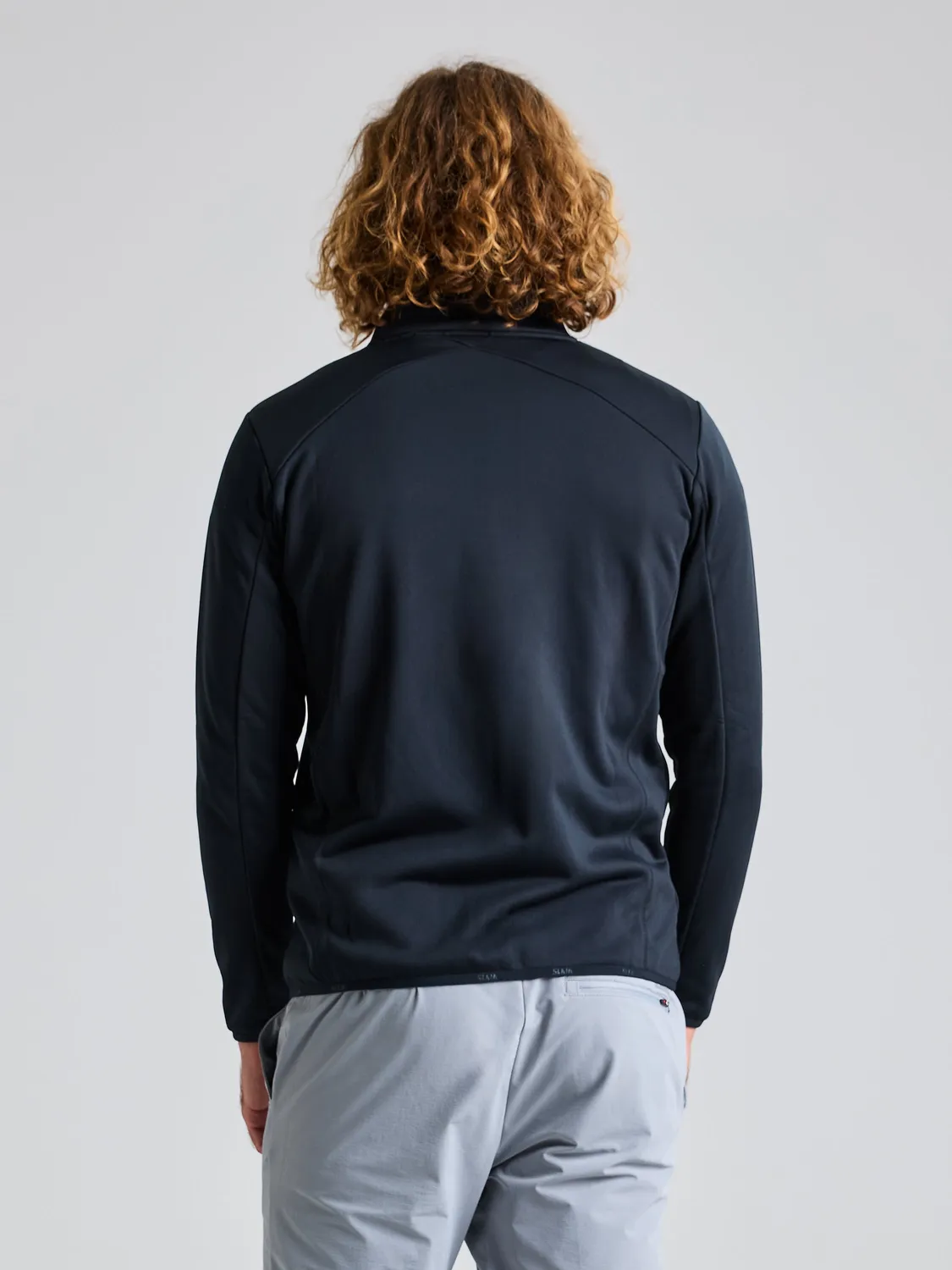 Slam ACT Fleece Powerstretch fleecejakke herre Black Ink