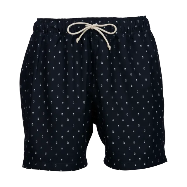 House of Hygge Swim Collection Men's Swim Shorts Print badeshorts herre Sky Blue