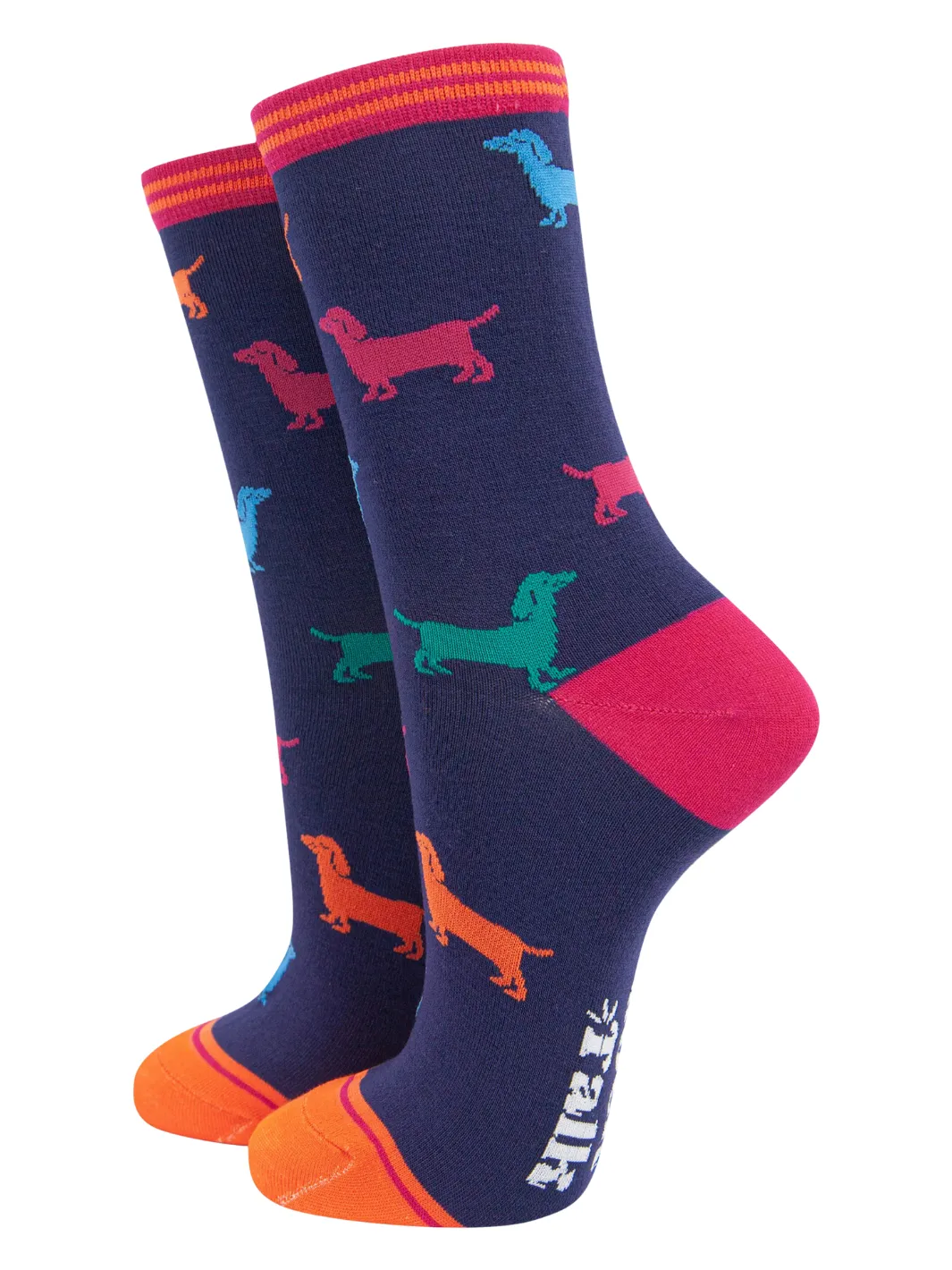 John Partridge Sausage Dogs ankelsokker 3 par bambusblanding