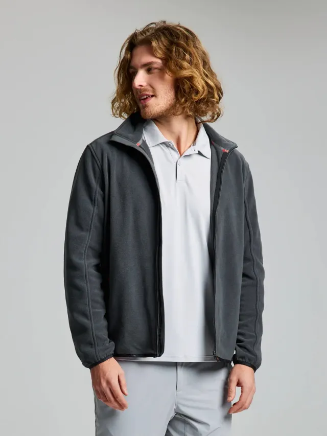 Slam Deck Fleece fleecejakke herre XS–3XL resirkulert