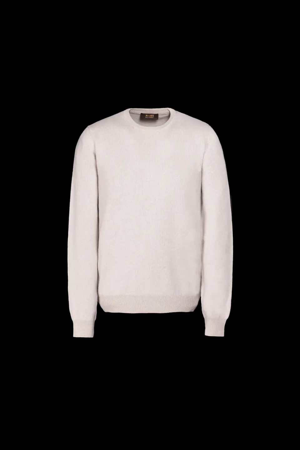 Moorer Orvieto-BC genser Naturale babycashmere rund hals