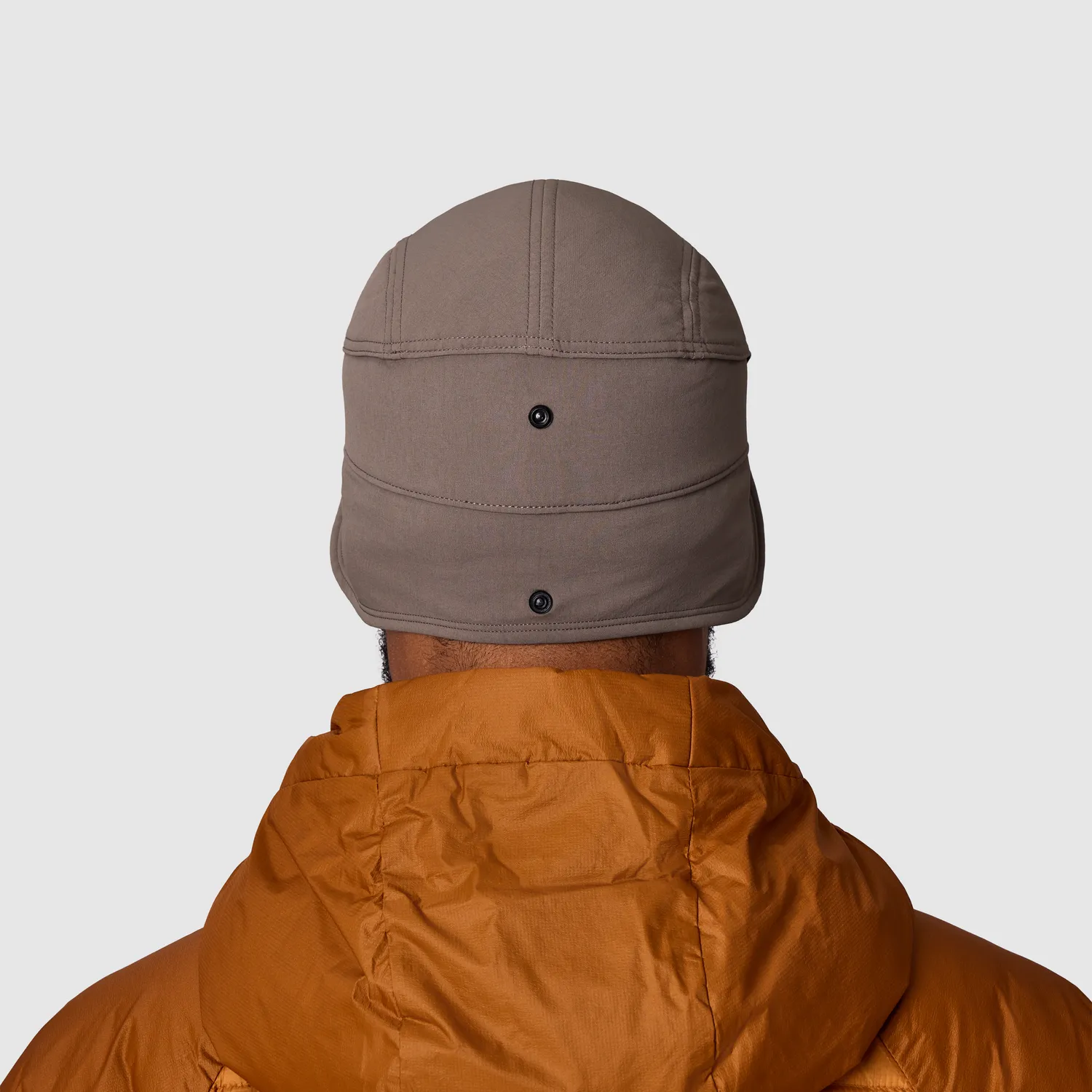 Outdoor Research Timberline Trapper Cap vinterlue Gravel vindtett
