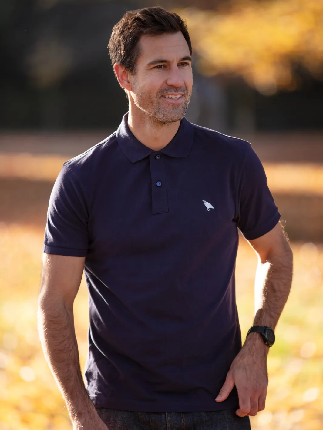 John Partridge Polo Shirt poloskjorte Navy