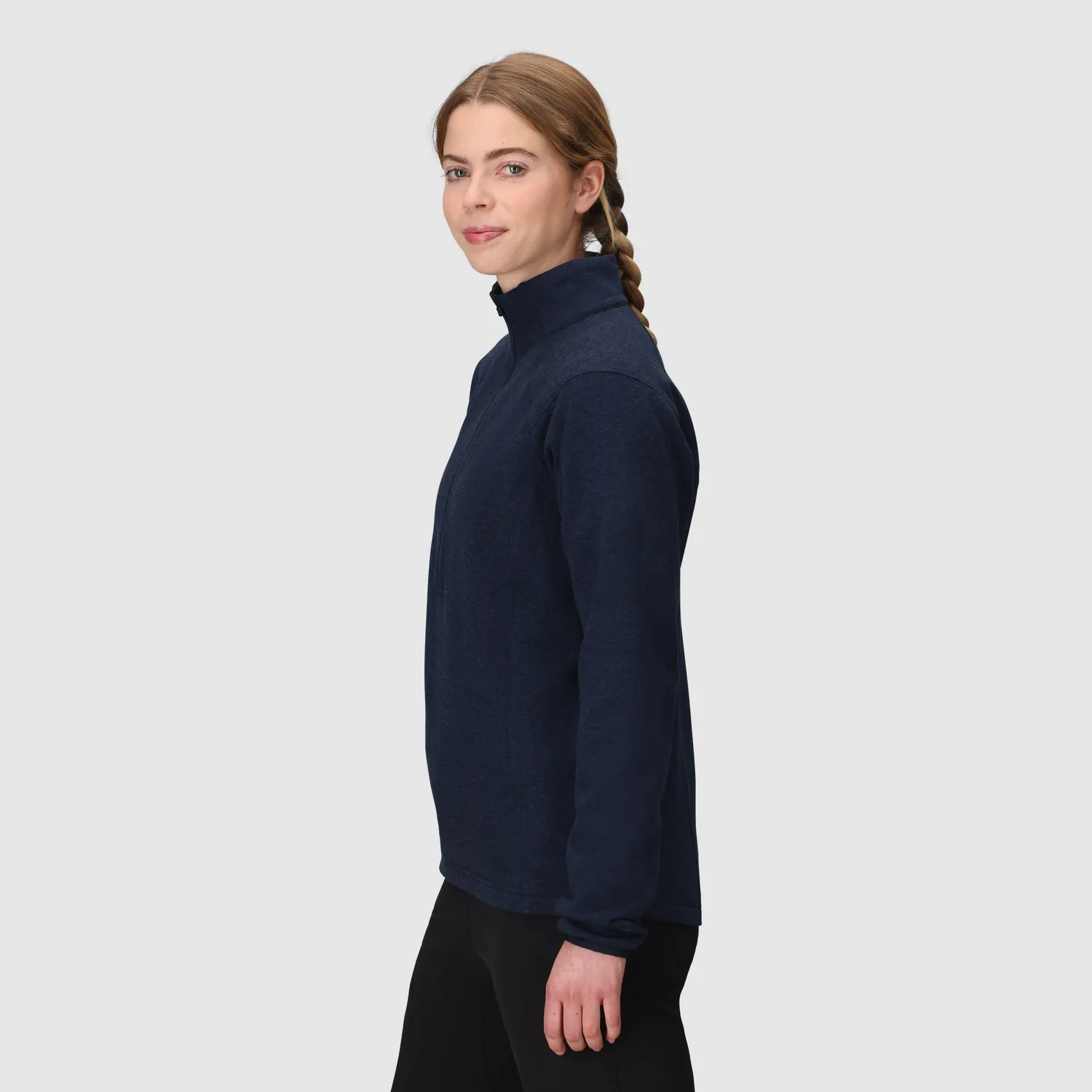 Outdoor Research Crescent Women's Crescent Fleece Half Zip fleecegenser Sable UPF 50+