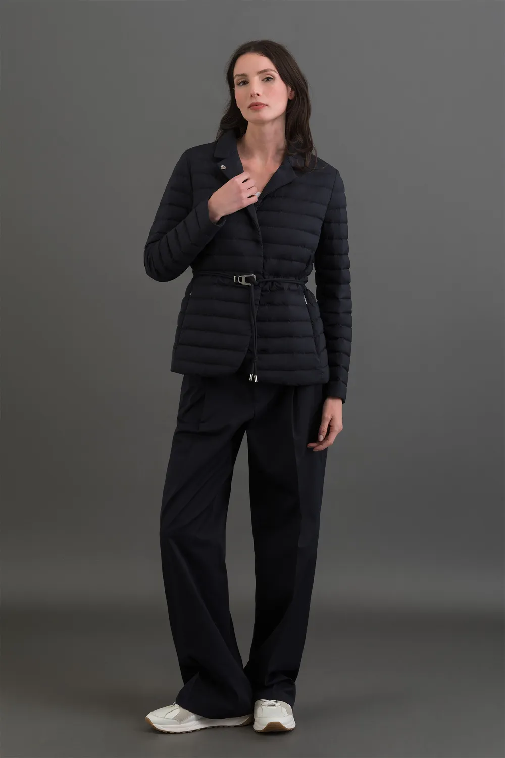 Moorer LANZADA-S3 kort dunjakke Dark Blu med gåsedun