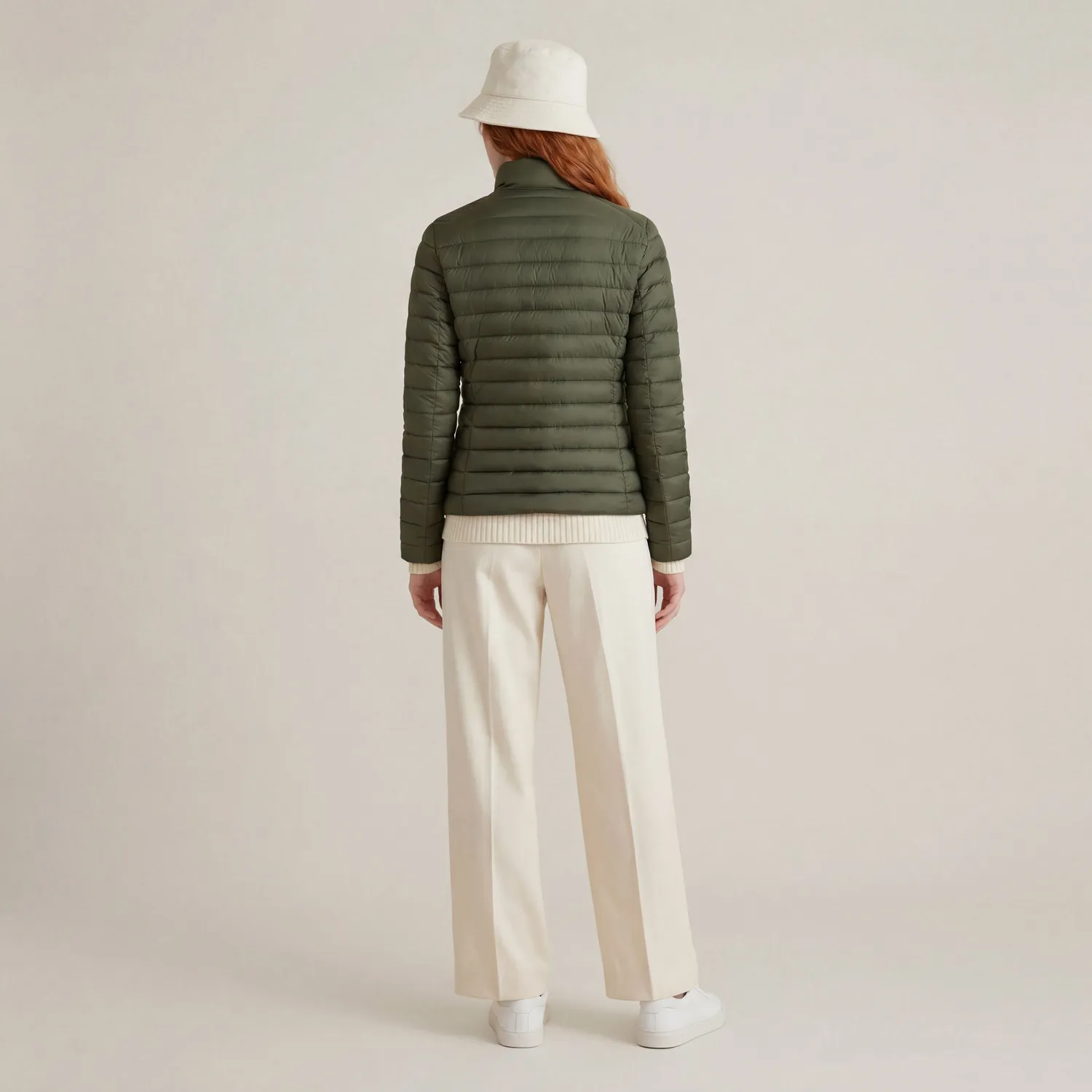 Save The Duck Icons Carly boblejakke dame dusty olive dyrefri