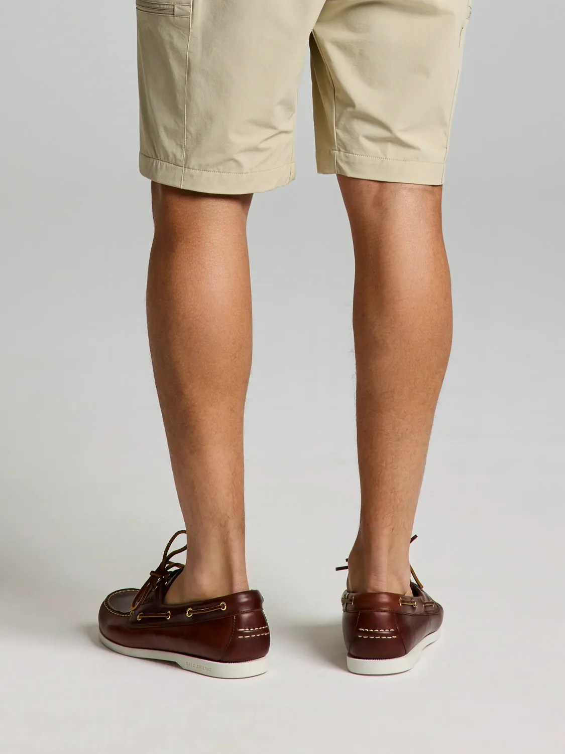 Slam Boat Shoes båtsko unisex mørk marineblå/brun håndlaget