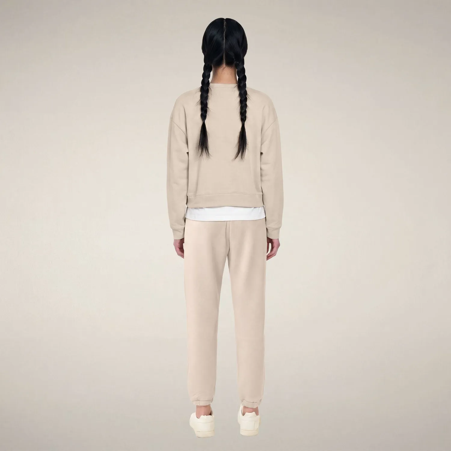 Save The Duck Hiroko bukse dame regnbeige regular fit