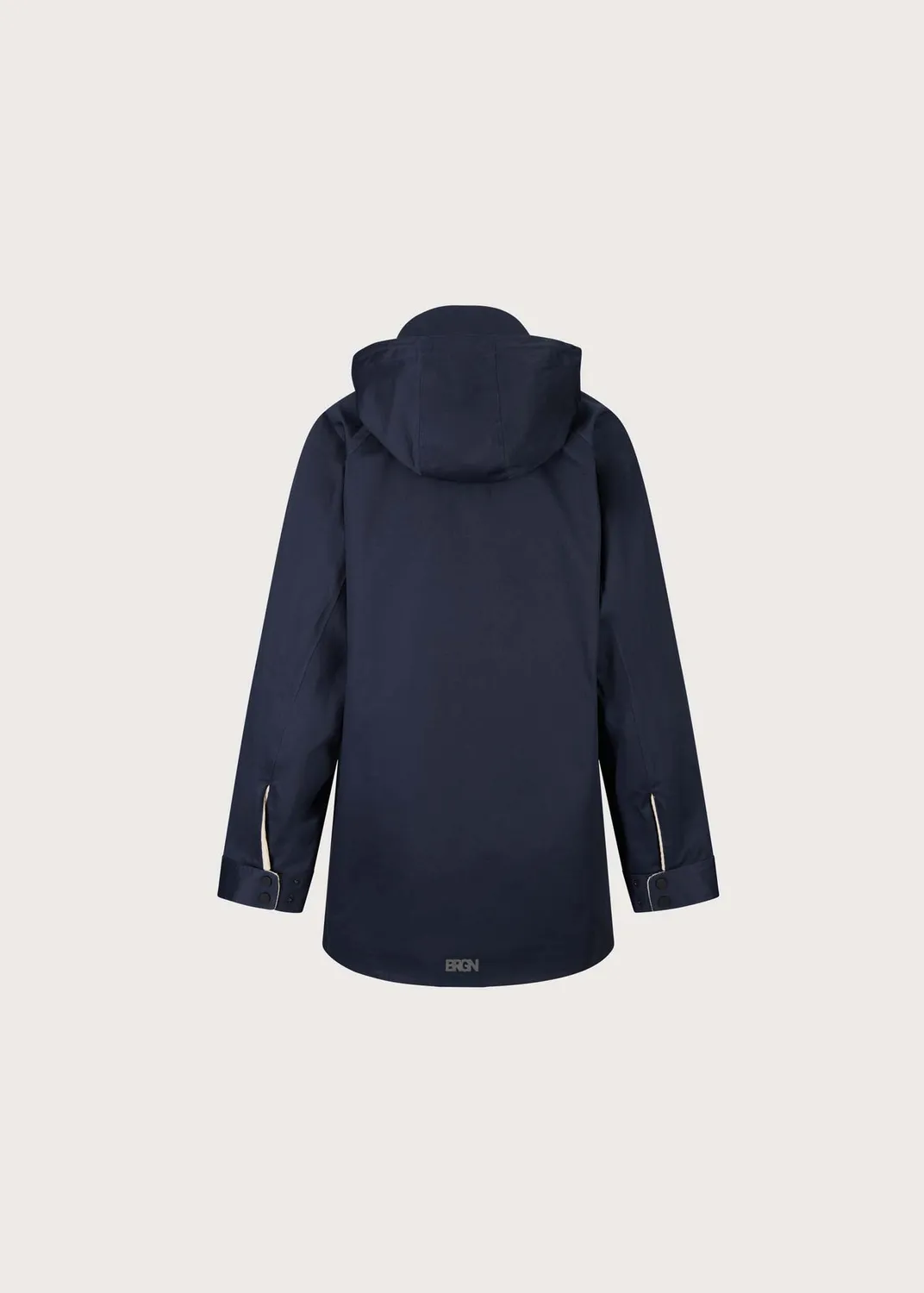 Brgn Bølgestorm Womens Jacket regnjakke mørk blå bomull