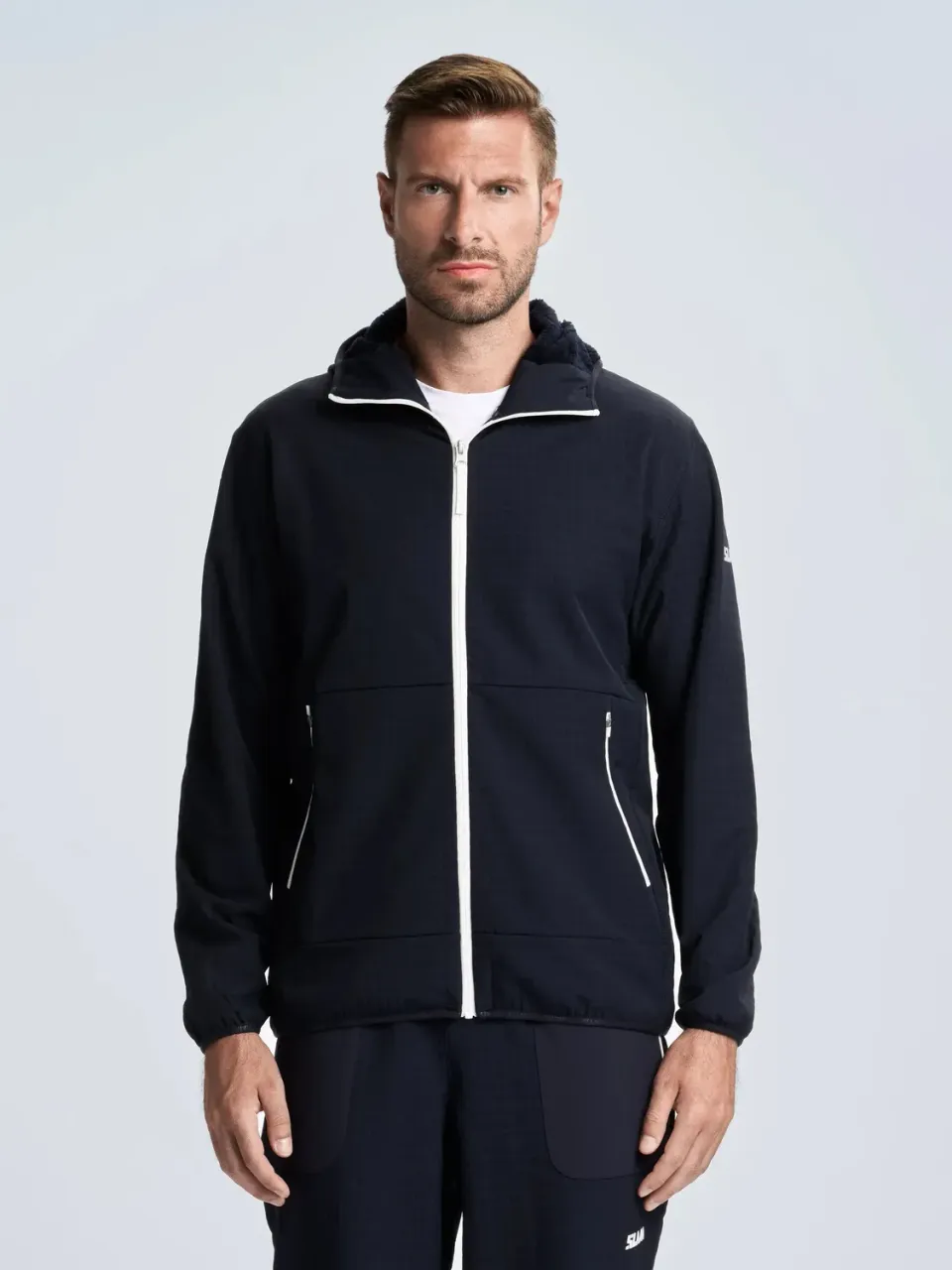 Slam Altura ALT FZ Grid Fleece Hoodie fleecejakke herre stretch