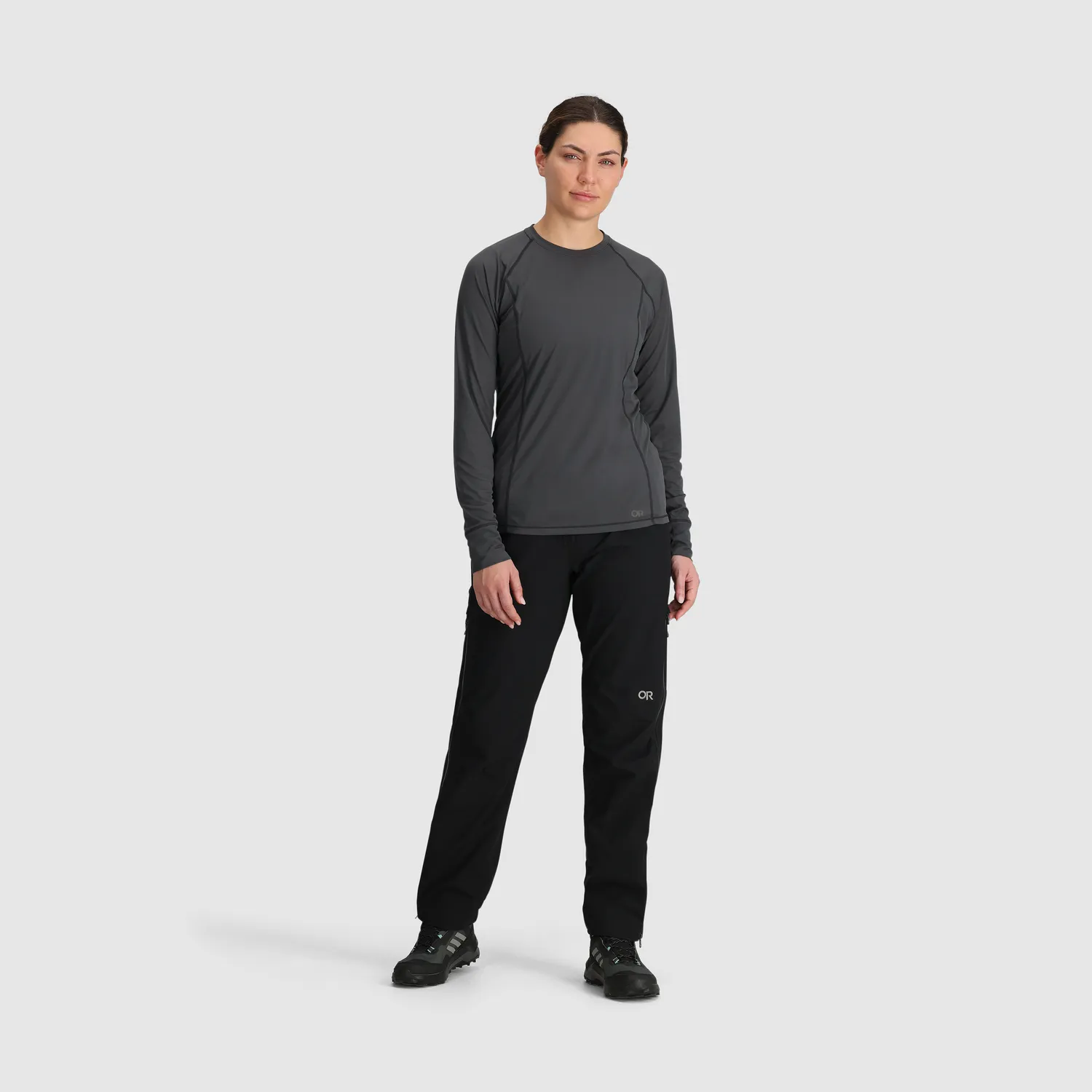 Outdoor Research Aspire 3L regnbukse dame svart 3-lags