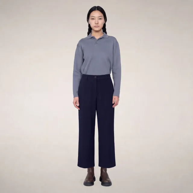 Save The Duck Gita chinos dame, Navy Blue – elastisk midje