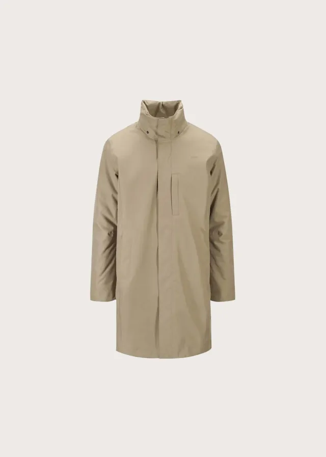 Brgn Sludd'n Coat frakk Taupe herre foret vanntett