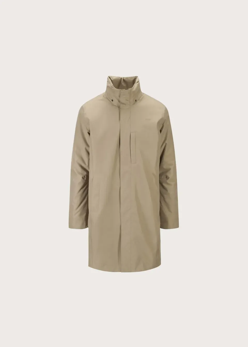 Brgn Sludd'n Coat frakk Taupe herre foret vanntett