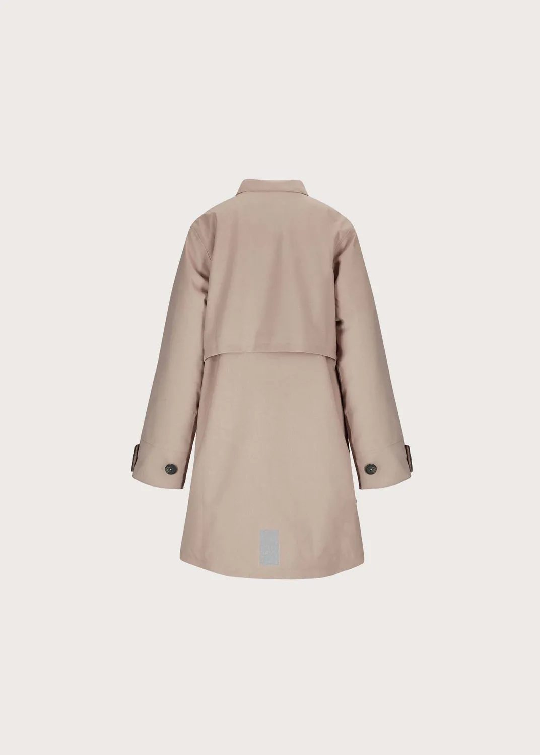 Brgn Havbris Coat regnjakke taupe XS–XL med Thermolite-fôr