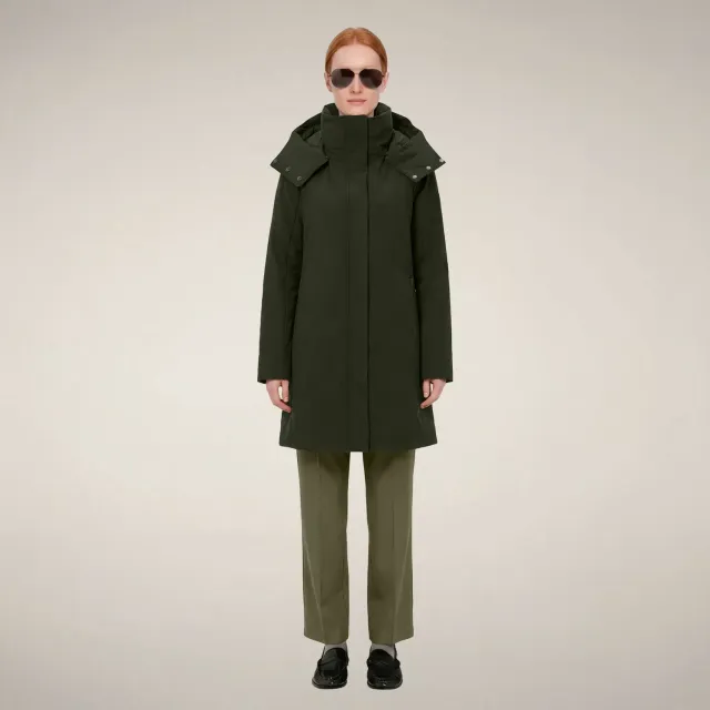 Save The Duck Lolita parka Land Green slim fit