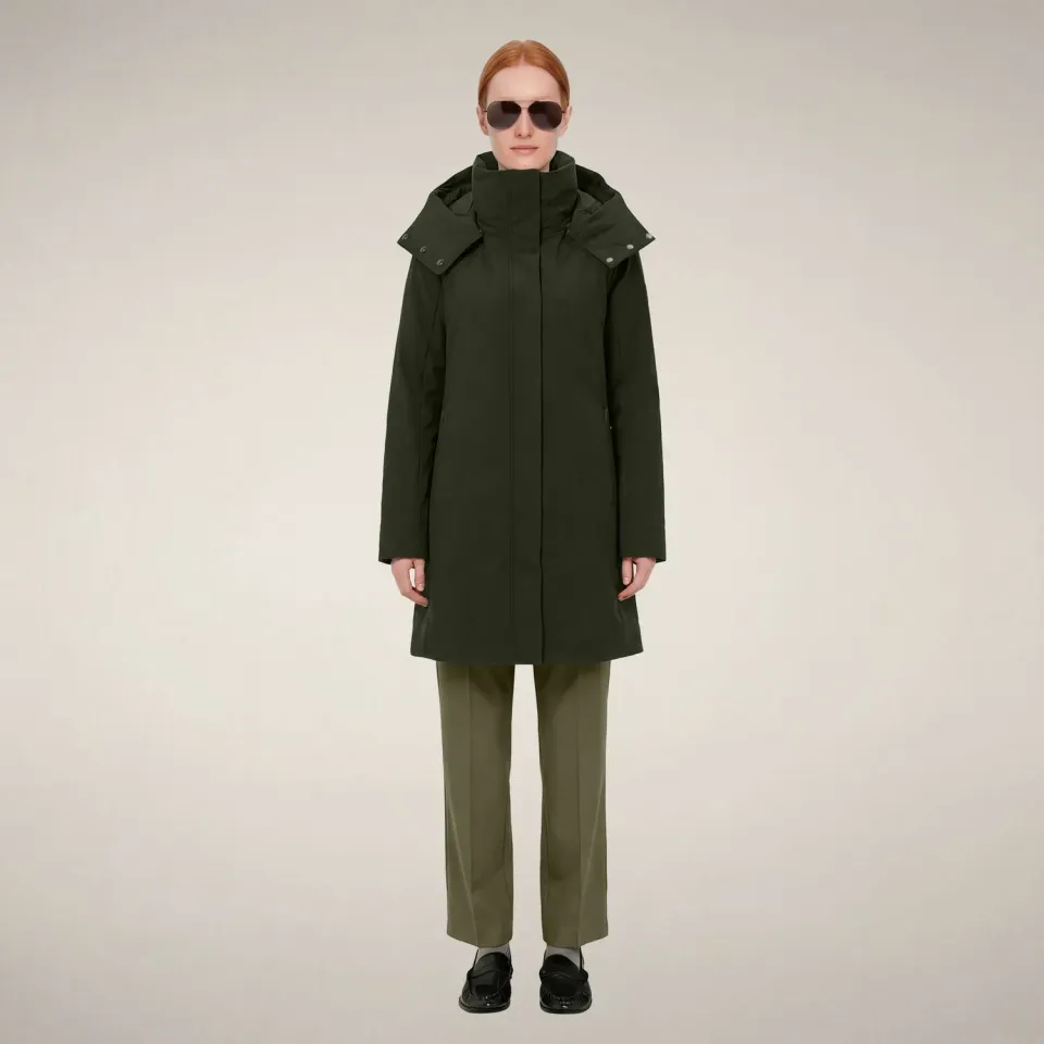 Save The Duck Lolita parka Land Green slim fit