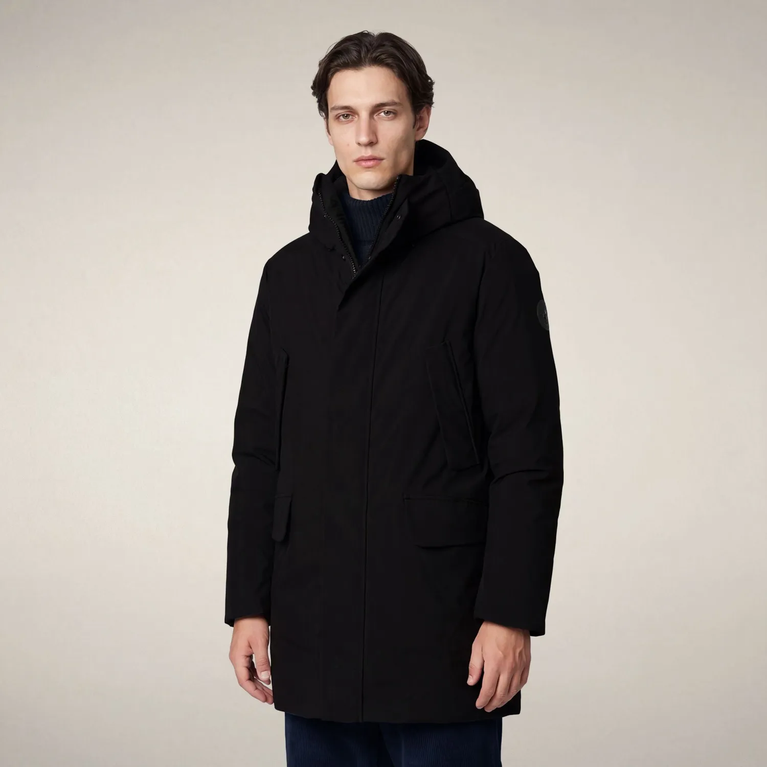 Save The Duck Wilson parkas herre Black Plumtech