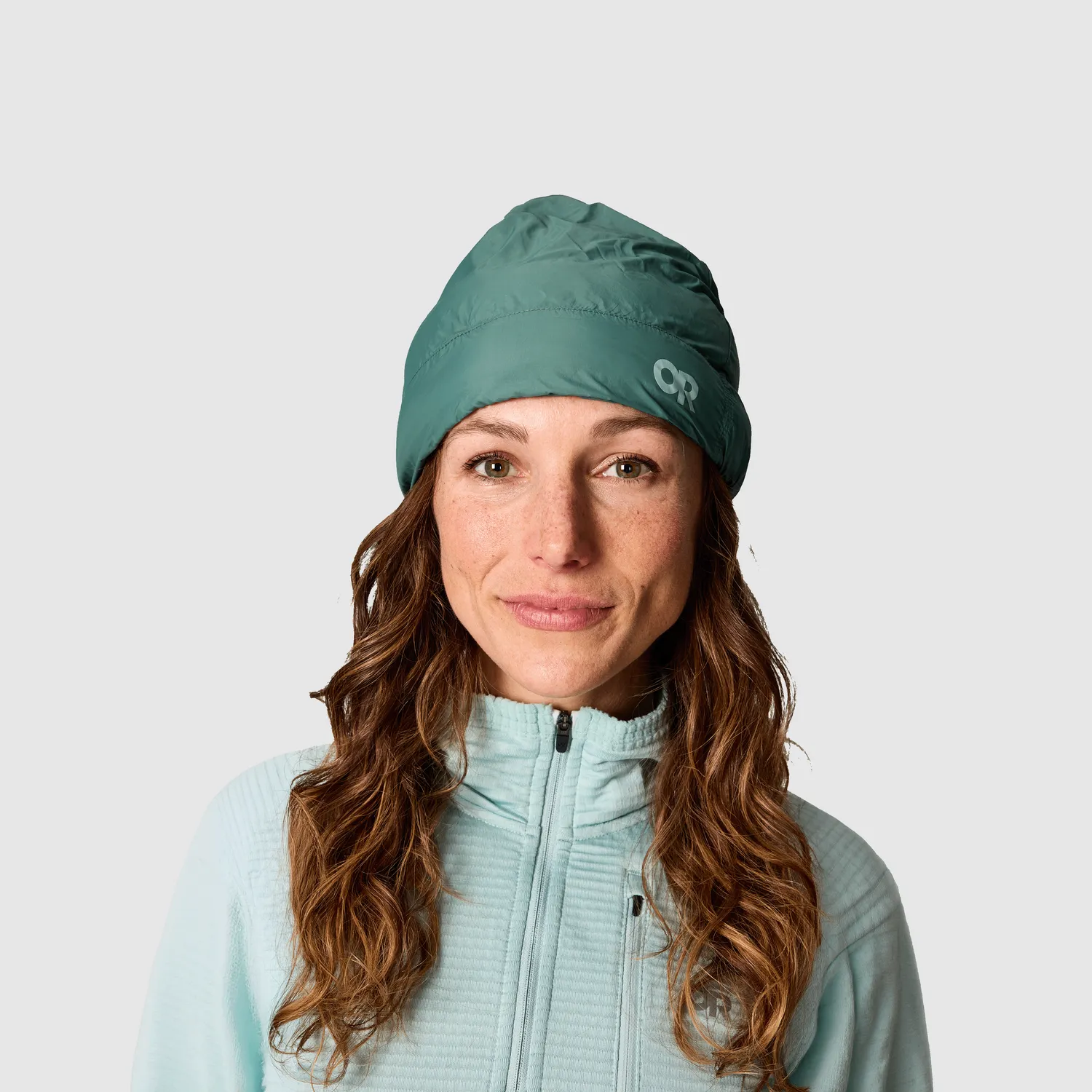 Outdoor Research Transcendent Down Beanie Malachite dunlue 800 fill