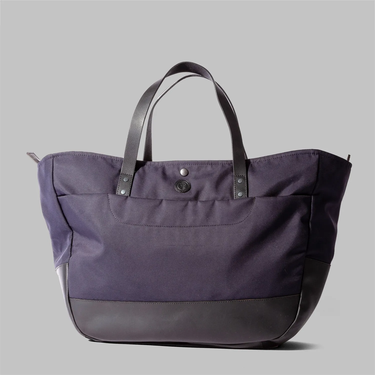 John Partridge Appdale Large Navy Nylon & Leather Tote Bag veske 31 liter