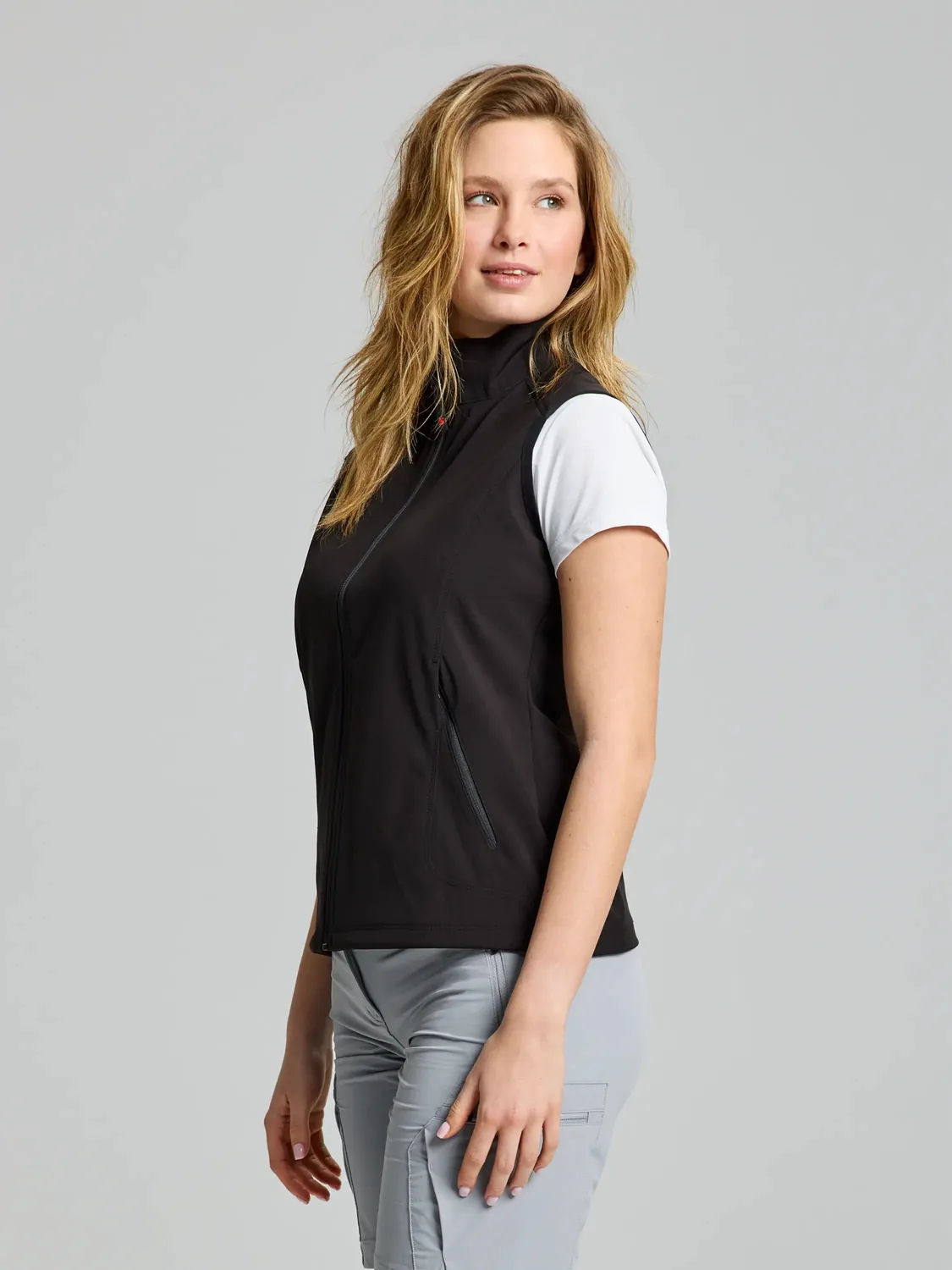 Slam ACT WS Softshell Vest dame svart