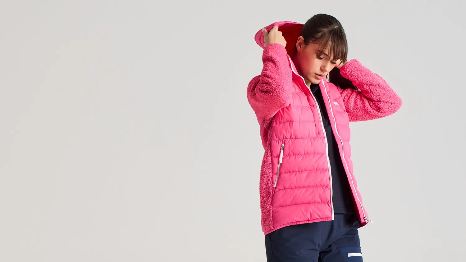 Slam Altura WS Puffer Hybrid jakke dame Primaloft