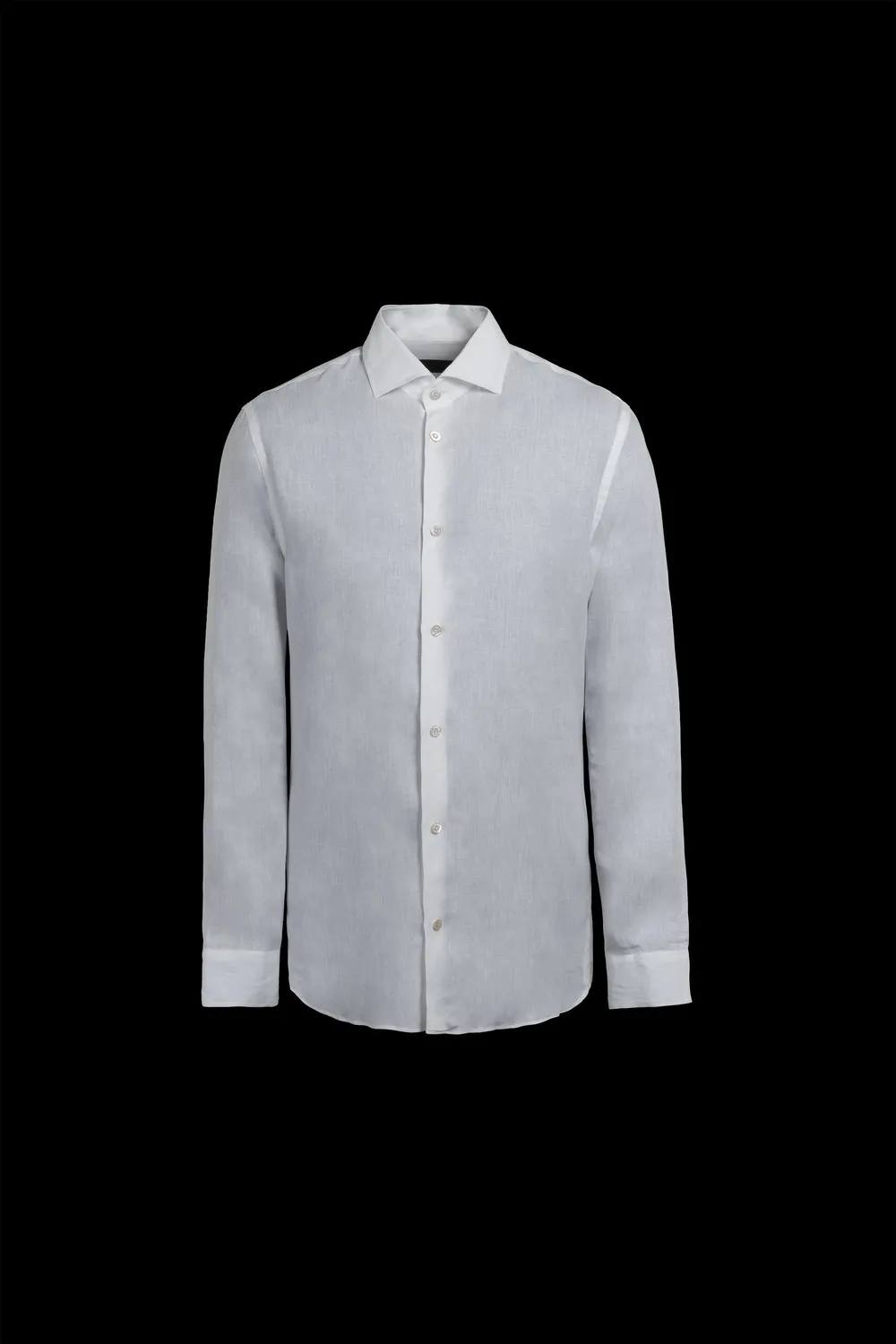 Moorer SORRENTO-GLX skjorte hvit lin slim fit