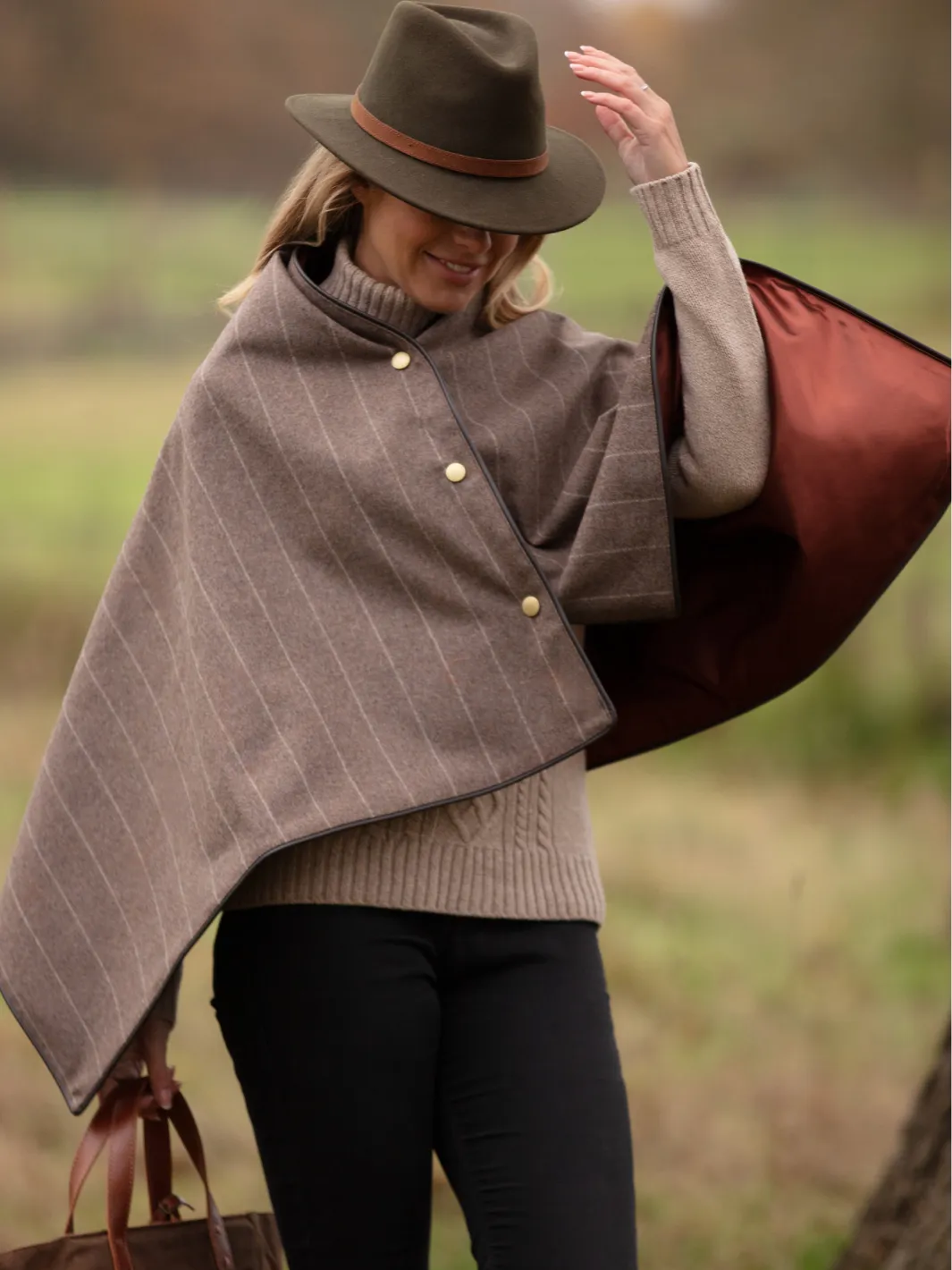 John Partridge Tweed Shawl sjal Grey Stripe ull