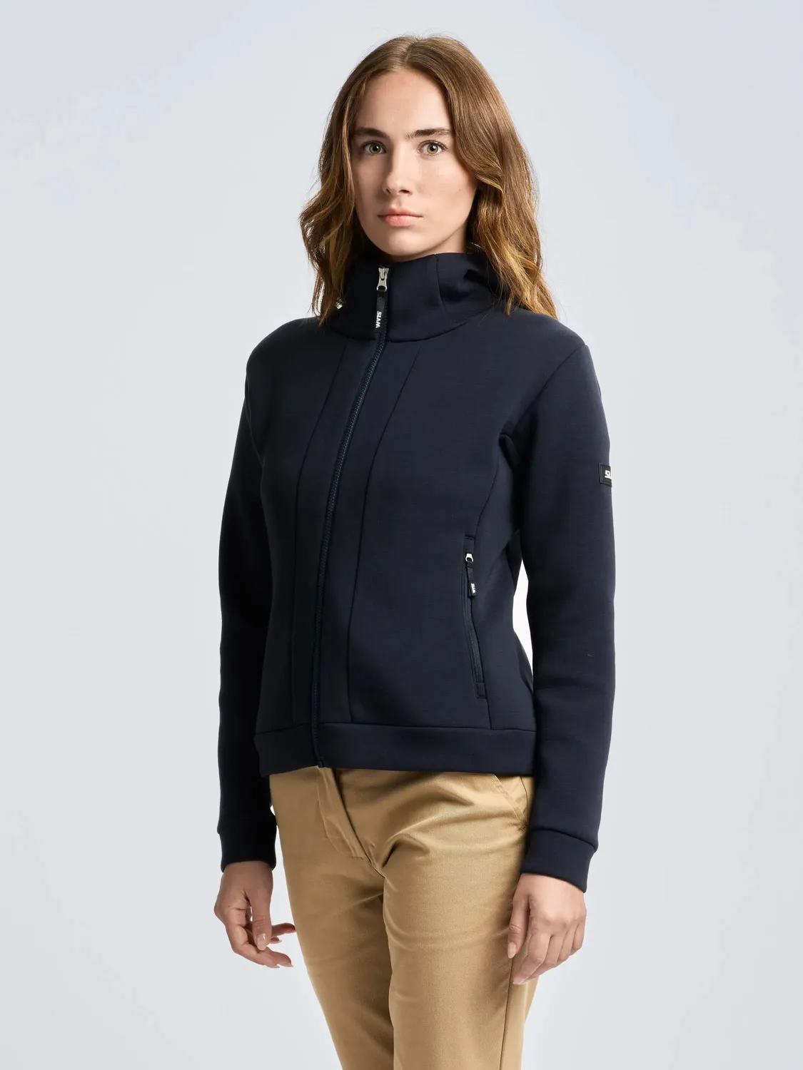 Slam Altura WS Scuba Hoodie hettegenser dame burgunder stretch