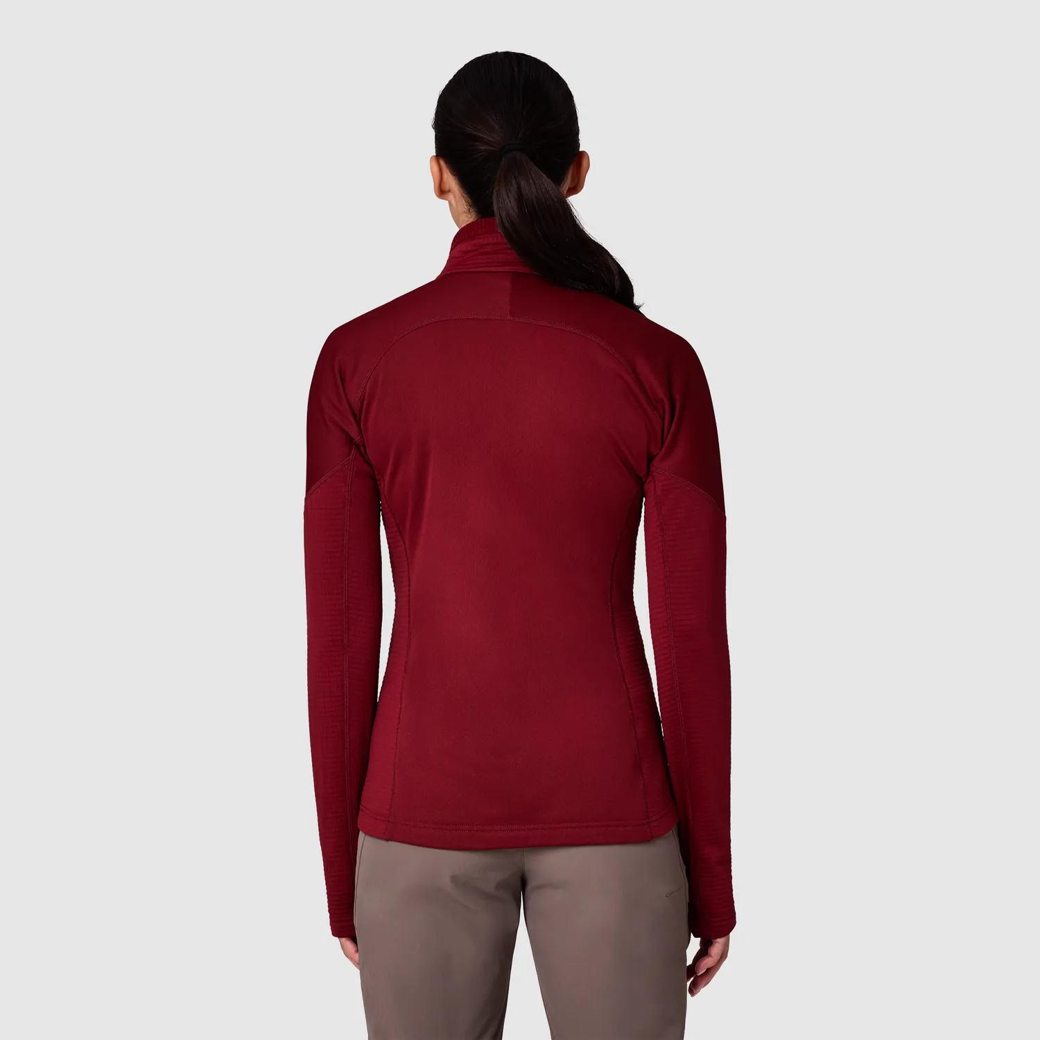 Outdoor Research Deviator Fleece Half Zip fleecejakke Vermillion XS lett