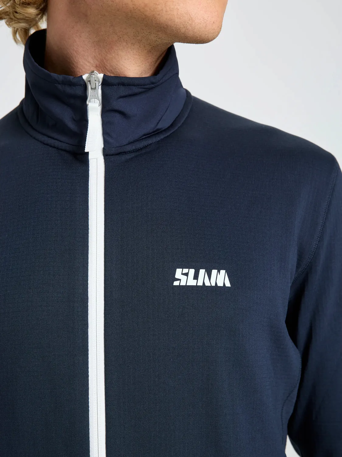 Slam Altura HZ LGT Grid Fleece fleecegenser Dark Navy lett