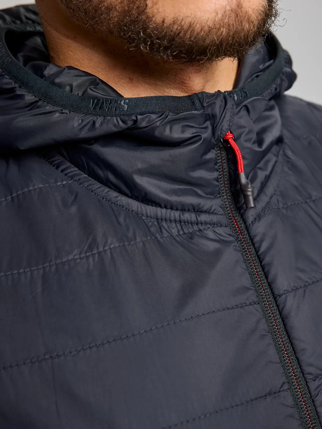 Slam ACT Act Hybrid Fleece fleecegenser herre med hette