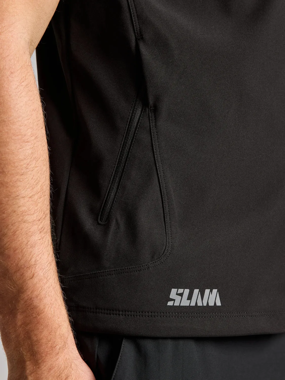 Slam ACT Softshell Vest vest herre vind- og vannbeskyttende