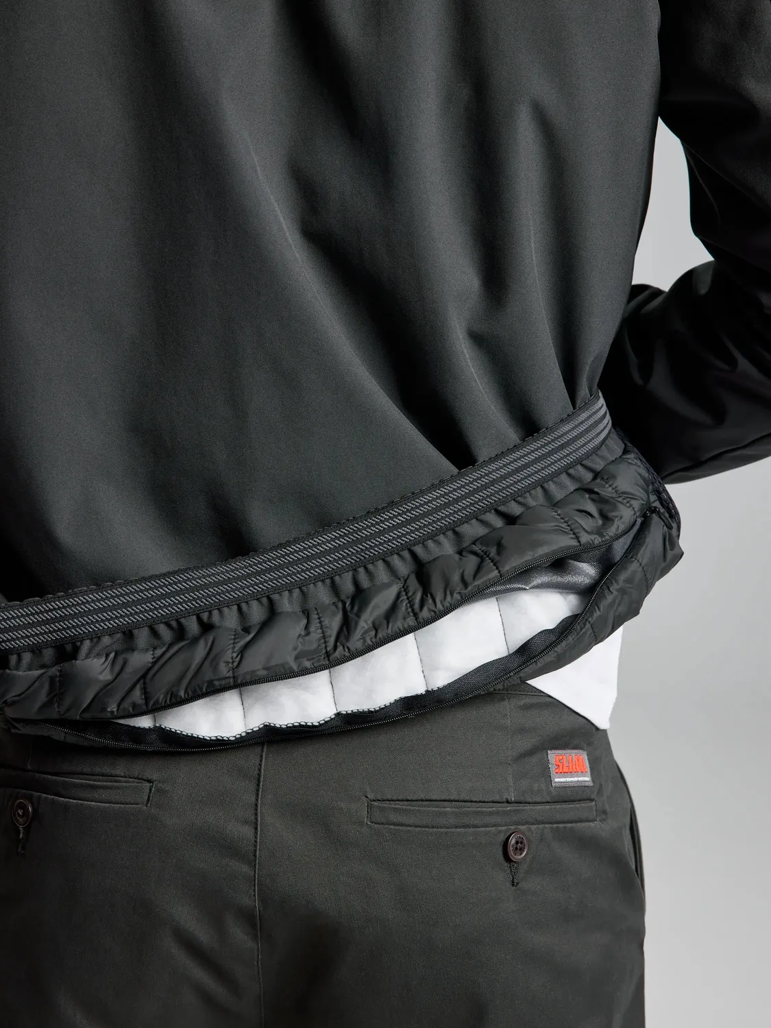 Slam Dock Ins Jacket vinterjakke graphite vanntett og pustende