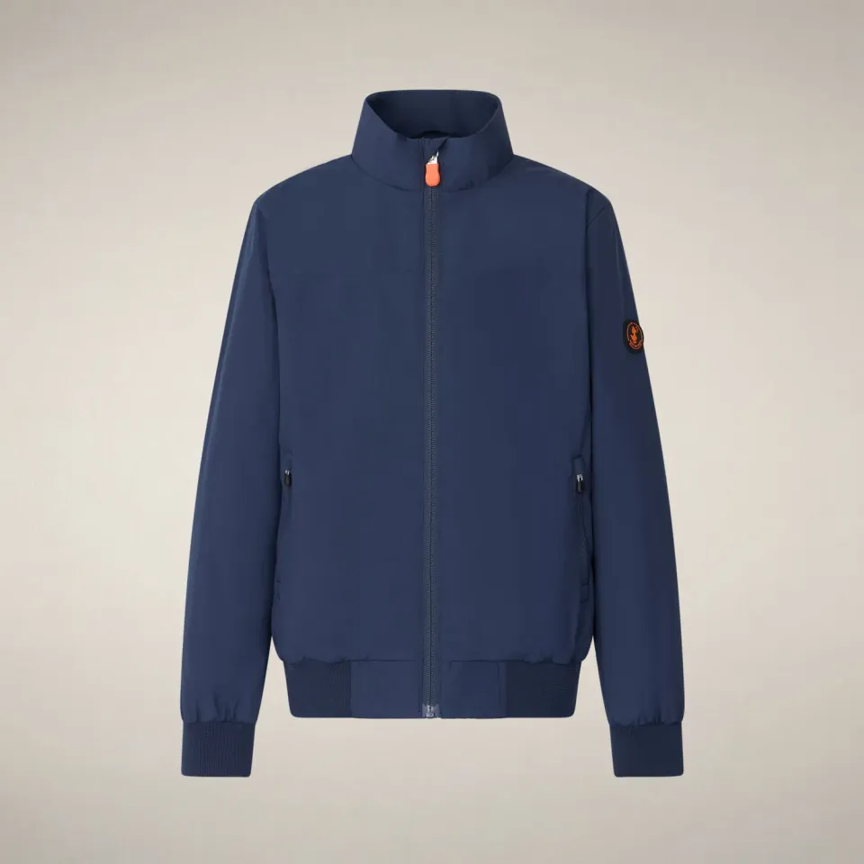 Save The Duck Zel vindjakke gutt Navy Blue resirkulert