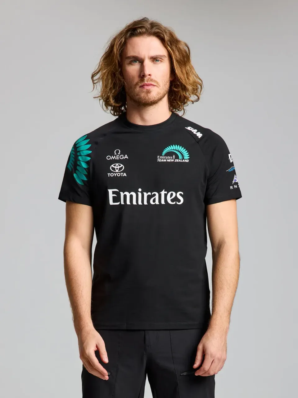 Slam ETNZ Deck T-Shirt t-skjorte herre ETNZ Black stretchbomull