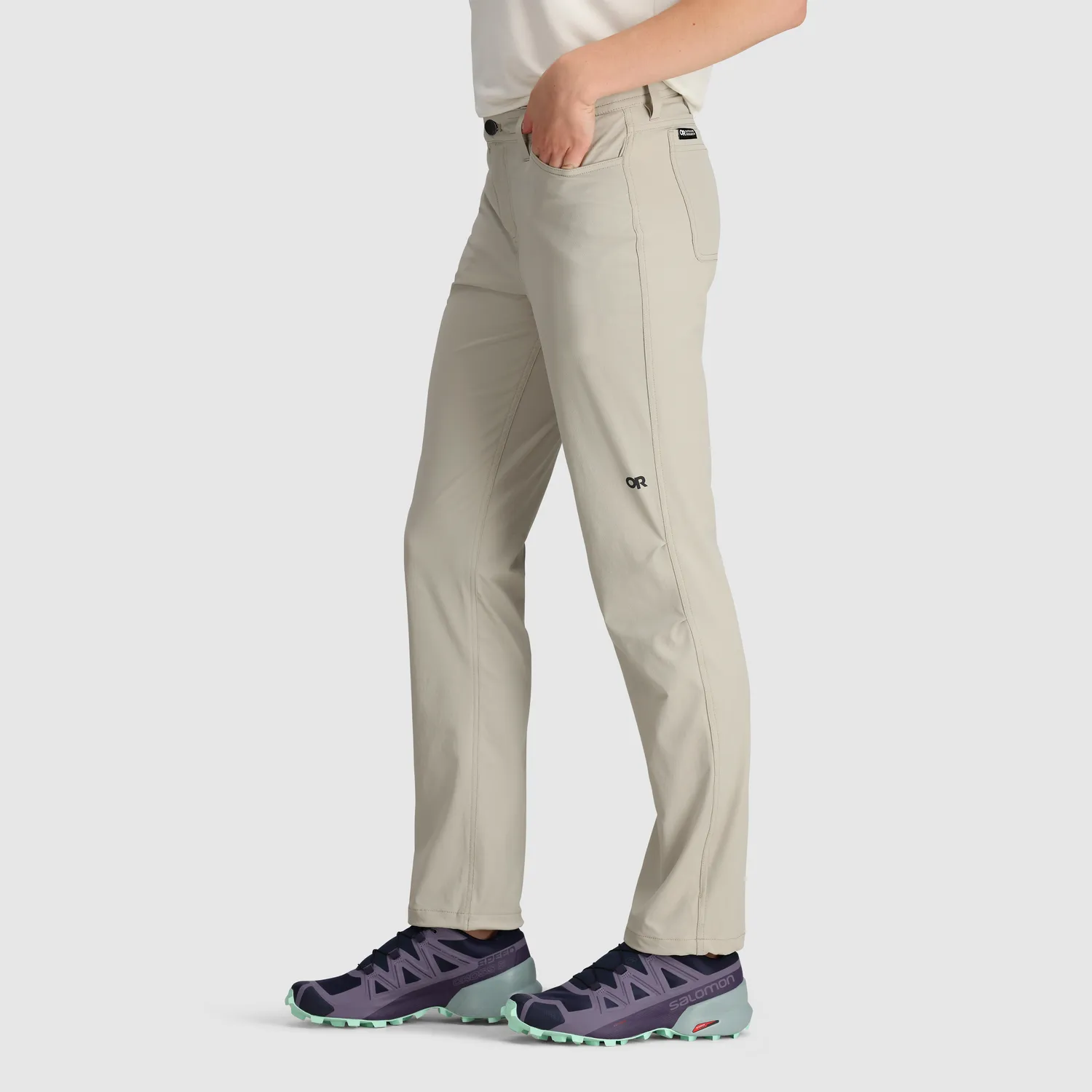 Outdoor Research Ferrosi Women's Ferrosi Pant turbukse Dark Sand – lett