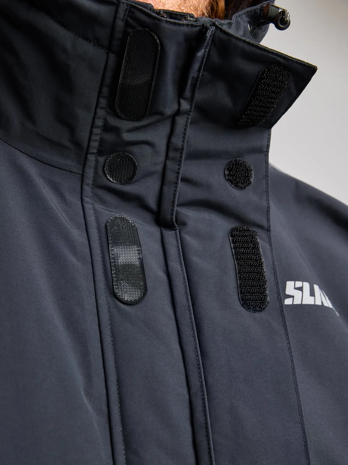 Slam ACT ETNZ Long Parka parkas svart blekk vanntett