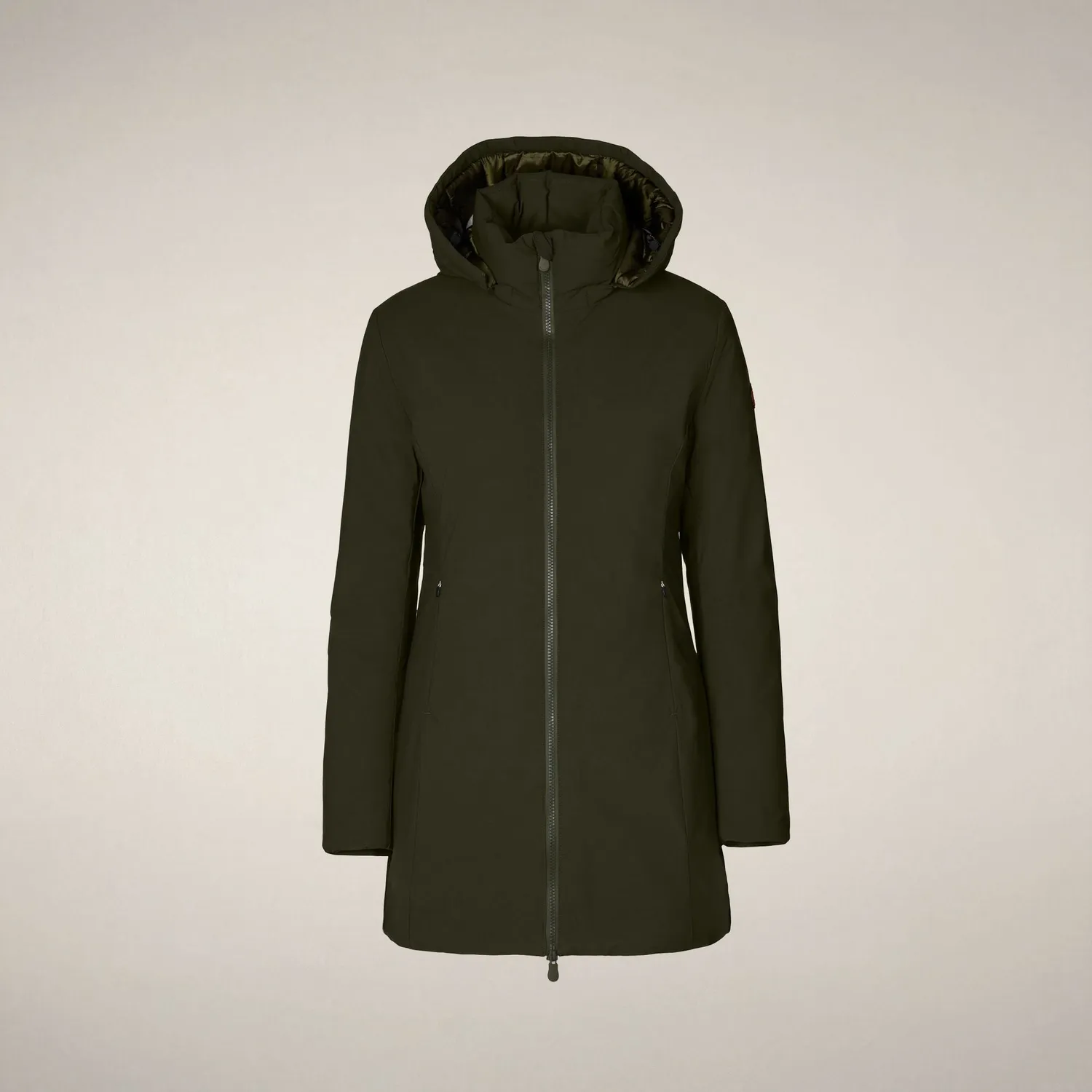 Save The Duck Icons Rachel vattert parkas dame grønn
