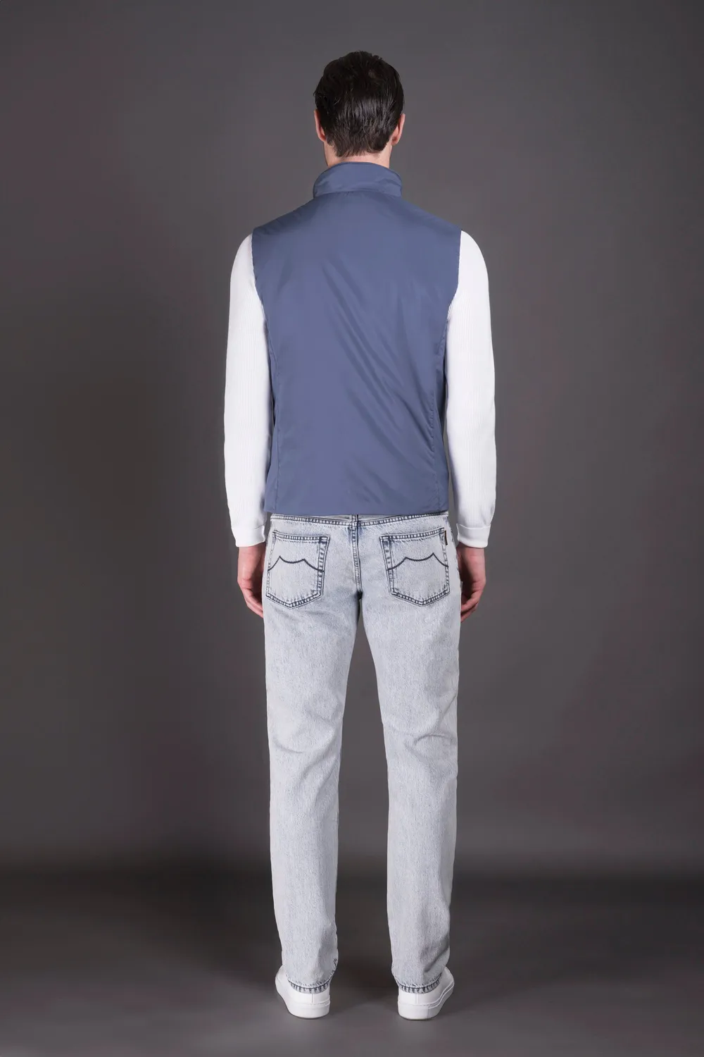 Moorer Acqua SENIO-SKT vest herre indaco lett, str. 50