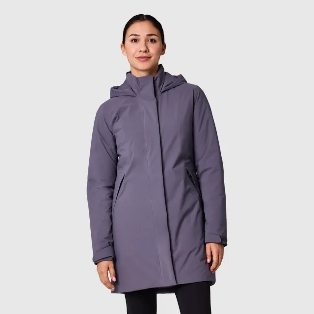 Outdoor Research Stratoburst Ecoloft Parka vanntett vinterparkas dame svart