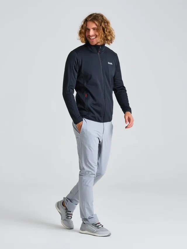 Slam ACT Fleece Powerstretch fleecejakke herre Black Ink
