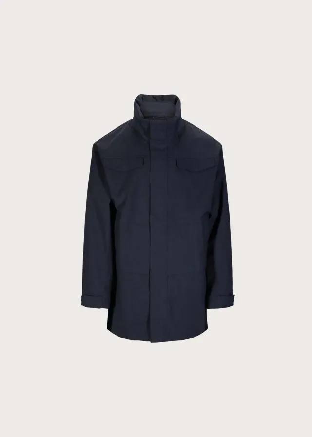 Brgn Nordavind Mens Jacket regnjakke herre Dark Navy