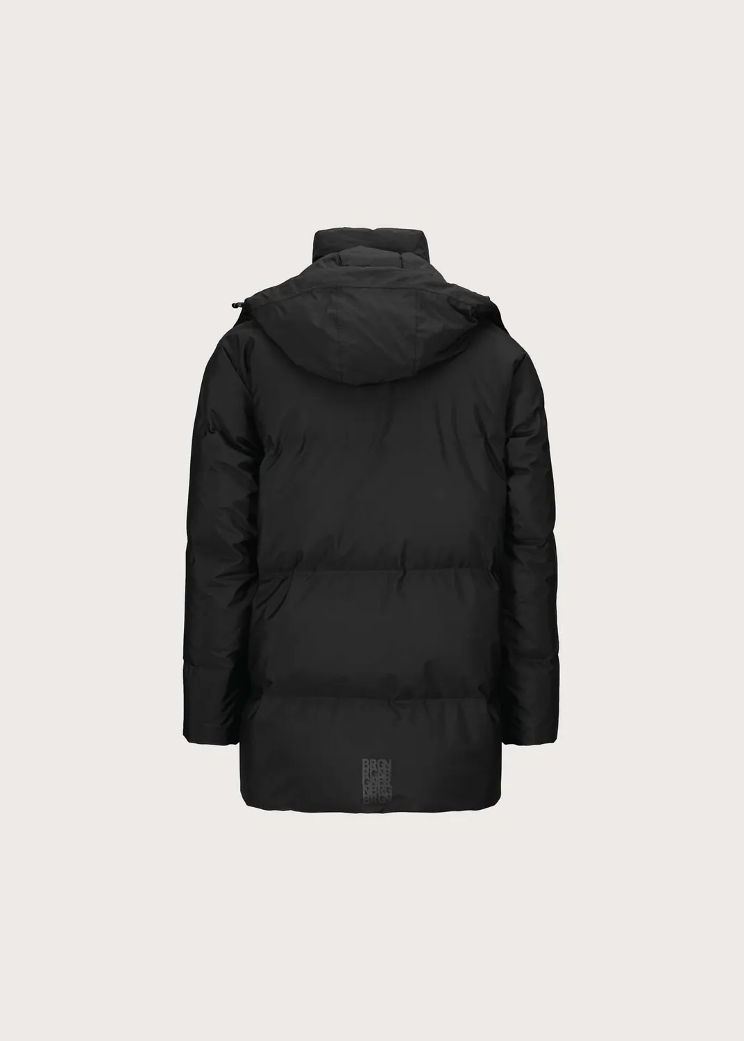 Brgn Snørokk Mens Down Puffer dunjakke New Black – 450 g dun
