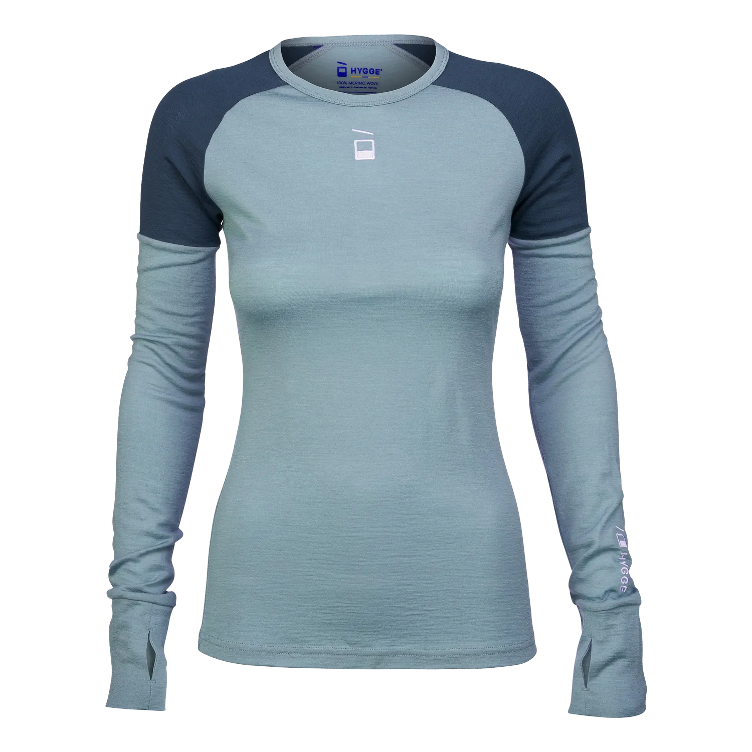 House of Hygge Hyggewool 180 Crew Neck ulltrøye Navy merinoull