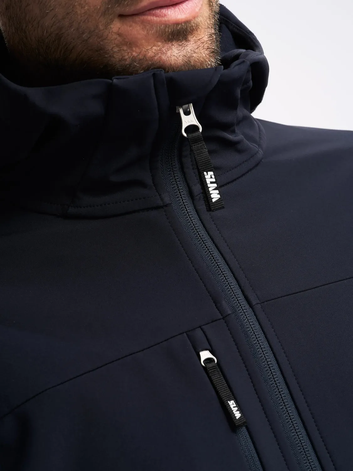 Slam Altura Warm SShell Hoodie softshelljakke herre mørk marine