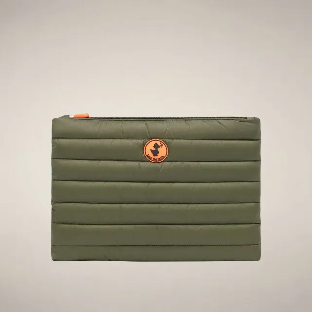 Save The Duck Icons Shaula quiltet pouch Dusty Olive